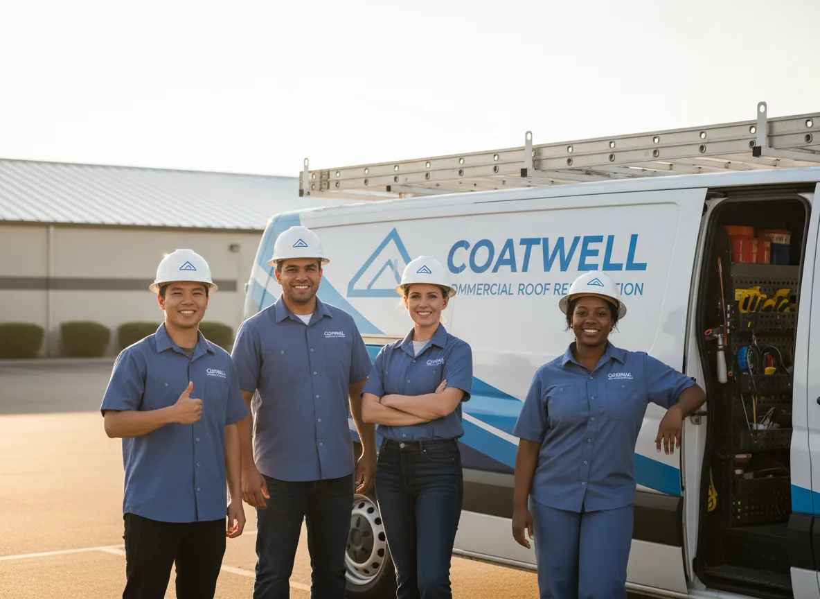 Commercial roof coating company in Amity, AR